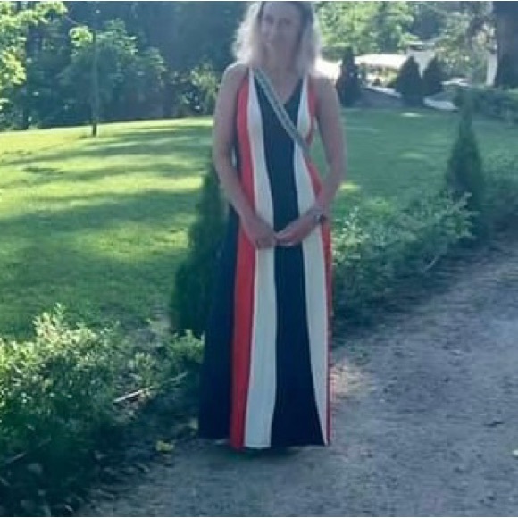 Venus Multi Color Maxi Dress - Picture 10 of 10